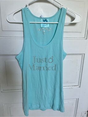 VTG Victoria’s Secret Sexy Little Things Just Married Rhinestone Tank